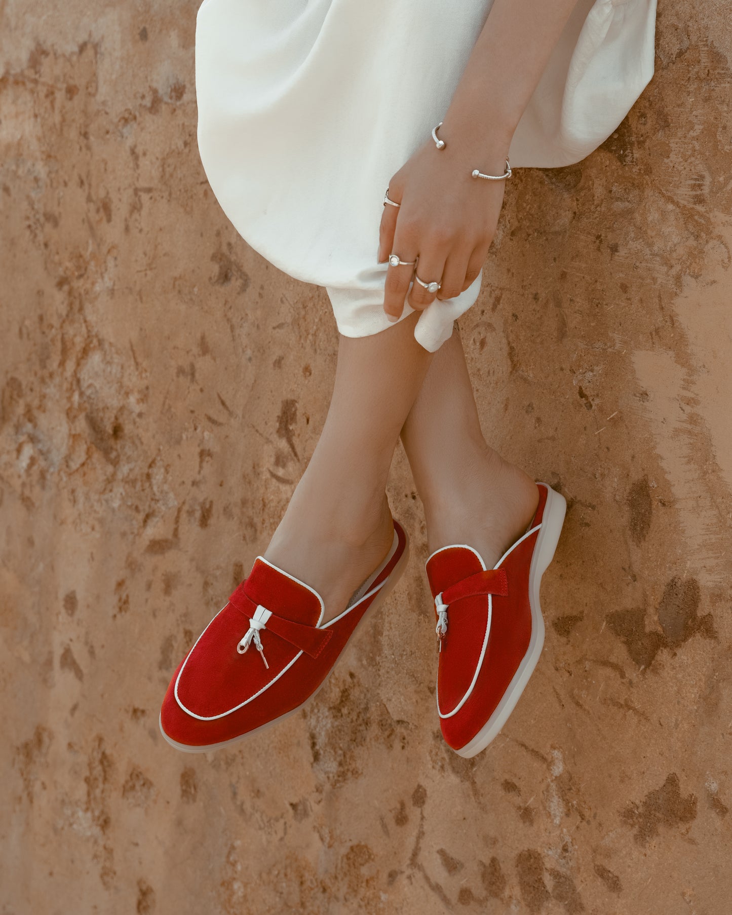Mules Piana - Rouge